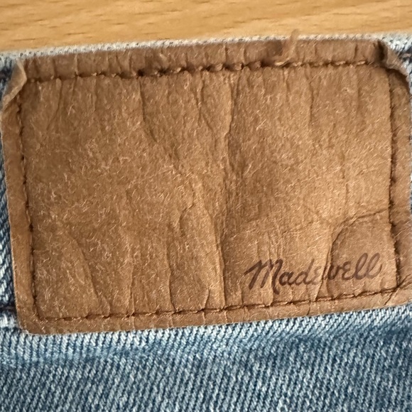 Madewell Light Blue Perfect Vintage Straight Leg Jeans Distressed Size 24P - Picture 4 of 5